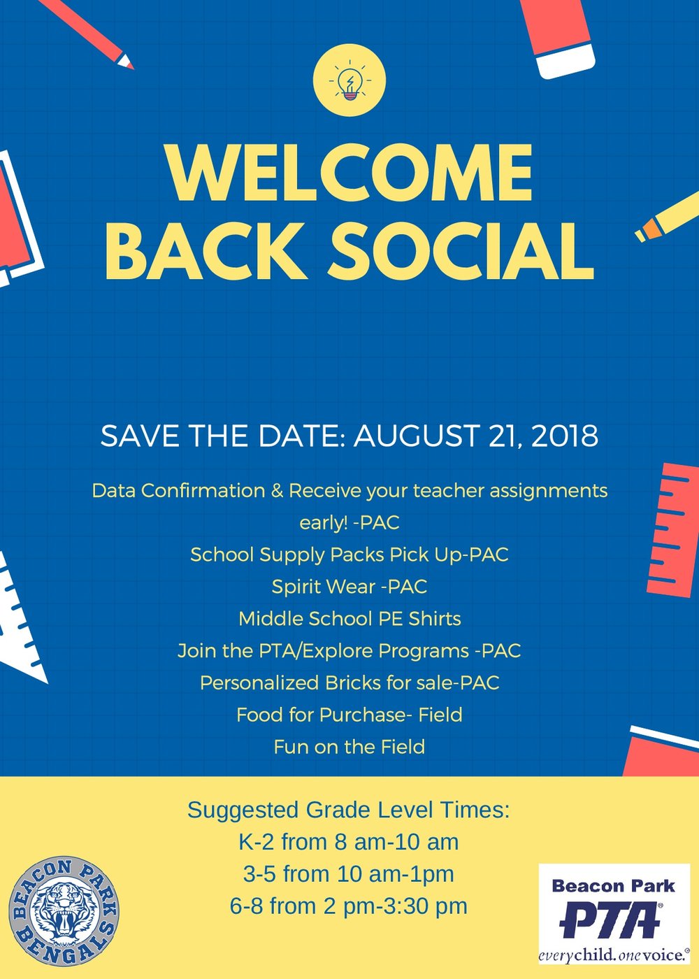 Back to School Social