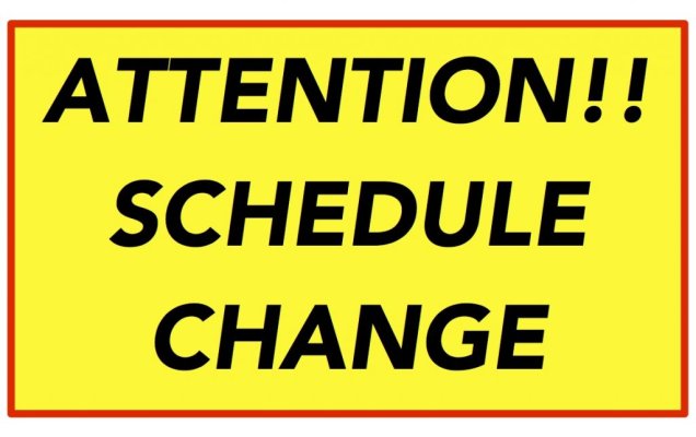 Middle School Schedule Change- Cohort A (On Campus- attend ODD periods)