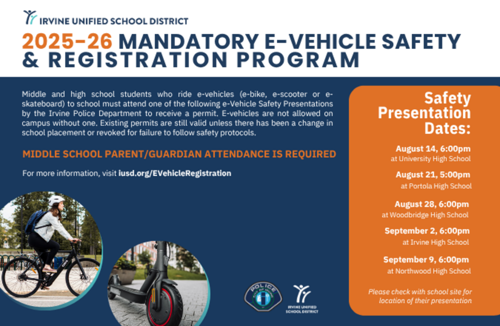 Registration program information