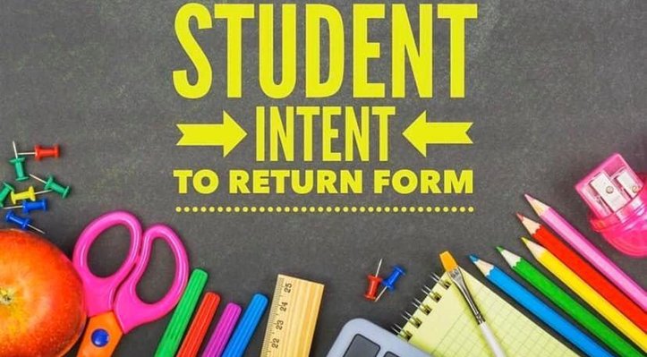 ATTENTION PARENTS- Intent To Return Form