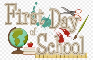 First Day of School- 8th Grade (Regular Schdule)