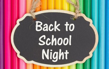 Back To School Night- Elementary
