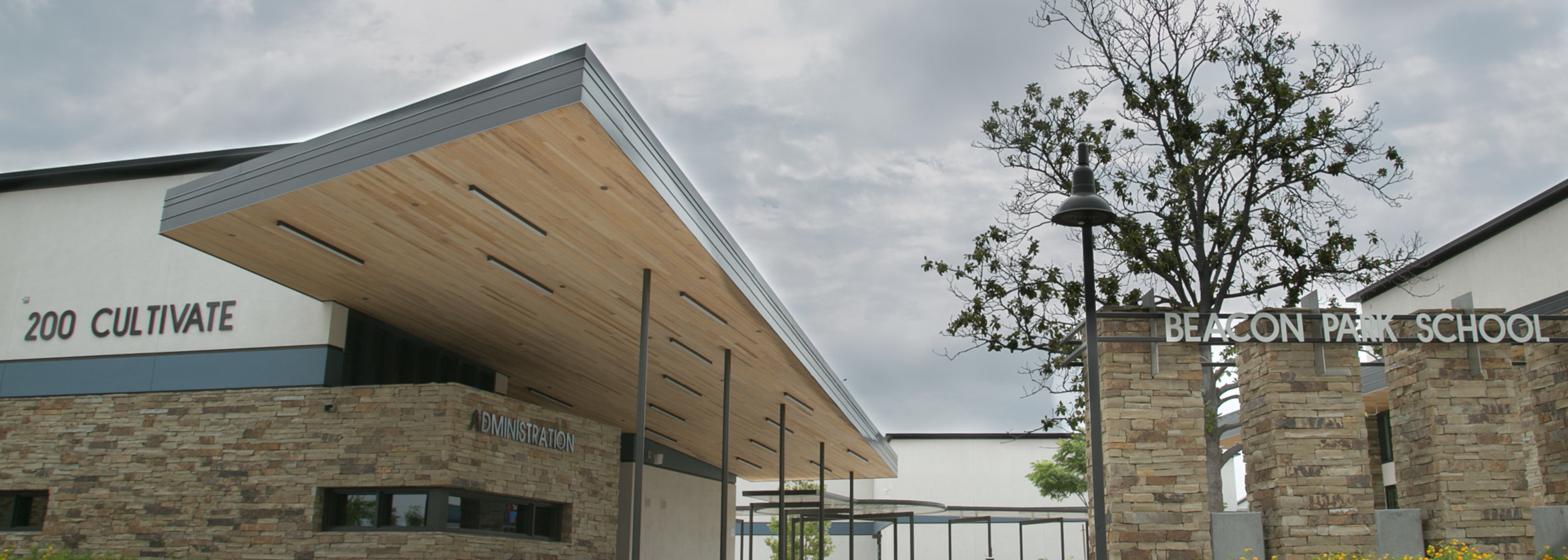 front of school